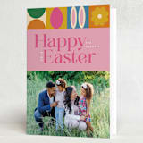 "Mod Easter" - Easter Photo Cards in Bubblegum by Morgan Kendall - Folded Card