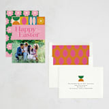 "Mod Easter" - Easter Photo Cards in Bubblegum by Morgan Kendall - Assembled
