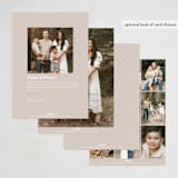 "Soft Florals" - Easter Photo Cards in Hazelnut Creme by Heather Cairl - Back of Card Options
