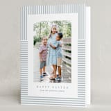"Spring stripe" - Easter Photo Cards in Sky by Lea Delaveris - Folded Card