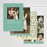 "Bunnies and blooms" - Easter Photo Cards in Easter Grass by Jamie Alexander - Back of Card Options