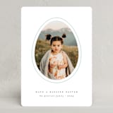 "Blessed Easter Egg" - Easter Photo Cards in Seafoam by Heather Schertzer - Front
