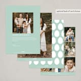 "Blessed Easter Egg" - Easter Photo Cards in Seafoam by Heather Schertzer - Back of Card Options