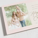 "Happy Easter" - Easter Photo Cards in Blush by Nicole Senecal - Detail
