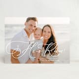 "Truly He is Risen" - Easter Photo Cards in Lily by Lea Delaveris - Front