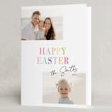 "Pastel Easter" - Easter Photo Cards in Neapolitan by Hudson meet Rose - Folded Card