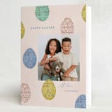 "Easter Eggs" - Easter Photo Cards in Sunset by Pati Cascino - Folded Card