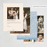"Jardin" - Easter Photo Cards in Eggnog by Tamara Hilje - Back of Card Options