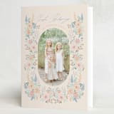 "Jardin" - Easter Photo Cards in Eggnog by Tamara Hilje - Folded Card