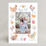 "Blossom Farm" - Easter Photo Cards in Speckled Eggs by Sarah Knight - Front