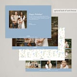"Risen" - Easter Photo Cards in Linen by Robert and Stella - Back of Card Options