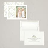 "Risen" - Easter Photo Cards in Linen by Robert and Stella - Assembled
