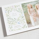 "Risen" - Easter Photo Cards in Linen by Robert and Stella - Detail