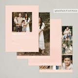 "Bunny" - Easter Photo Cards in Blush by Lori Wemple - Back of Card Options