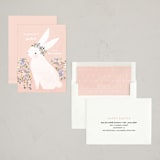 "Bunny" - Easter Photo Cards in Blush by Lori Wemple - Assembled