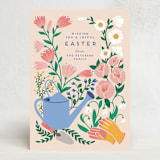 "Joyful Easter Garden" - Easter Photo Cards in Linen by Jamie Alexander - Front
