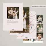 "Tied with a bow" - Easter Photo Cards in Blush by Nicoletta Savod - Back of Card Options