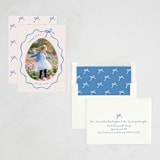 "Ribbon" - Easter Photo Cards in Denim by Tamara Hilje - Assembled