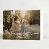 "Faubourg" - Easter Photo Cards in Snow by Leia Matt - Folded Card