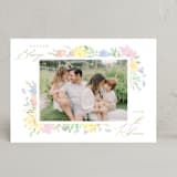 "Easter Florals" - Easter Photo Cards in Lily by Creo Study - Front