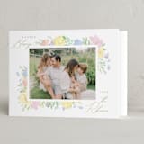 "Easter Florals" - Easter Photo Cards in Lily by Creo Study - Folded Card