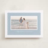 "Woven ruffle" - Easter Photo Cards in Chambray by Lea Delaveris - Front