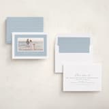 "Woven ruffle" - Easter Photo Cards in Chambray by Lea Delaveris - Assembled
