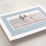 "Woven ruffle" - Easter Photo Cards in Chambray by Lea Delaveris - Detail