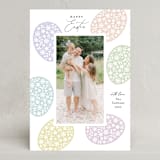 "Embellished Eggs" - Easter Photo Cards in Marshmallow by Mary Kay Garttmeier - Front