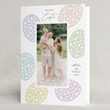 "Embellished Eggs" - Easter Photo Cards in Marshmallow by Mary Kay Garttmeier - Folded Card