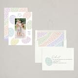 "Embellished Eggs" - Easter Photo Cards in Marshmallow by Mary Kay Garttmeier - Assembled