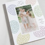 "Embellished Eggs" - Easter Photo Cards in Marshmallow by Mary Kay Garttmeier - Detail