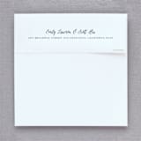 "Grand Square (6.25" x 6.25")" - Envelopes in White by Minted - Return Address Printing