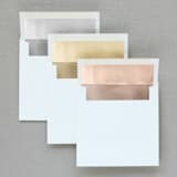 "Grand Square (6.25" x 6.25")" - Envelopes in White by Minted - Pre-lined Foil Liners