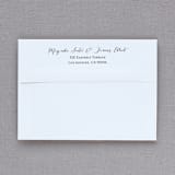 "Petite (4.5" x 6.25")" - Envelopes in White by Minted - Return Address Printing