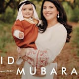 "Happy moments" - Eid Cards in Cotton by Stacey Meacham - Detail