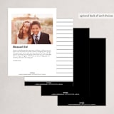 "Simple Script" - Eid Cards in Snow by Ellen Schlegelmilch - Back of Card Options