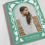 "Ornamental" - Eid Cards in Emerald by Inkblot Design - Detail