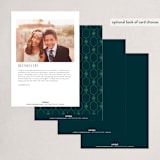 "Arch" - Eid Cards in Emerald by Morgan Kendall - Back of Card Options