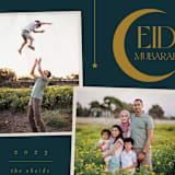 "Hanging Stars" - Eid Cards in Deep Sea by Morgan Kendall - Detail
