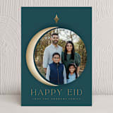 "Eid Moon Photo" - Eid Cards in Sherpa by Becky Nimoy - Front