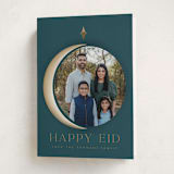 "Eid Moon Photo" - Eid Cards in Sherpa by Becky Nimoy - Folded Card