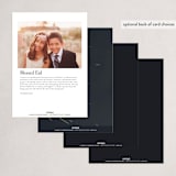 "Clear Skies" - Eid Cards in Night by Anna Joseph - Back of Card Options