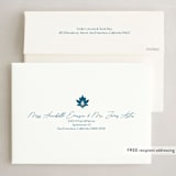 "Arabic floral" - Eid Cards in Indigo by Nikita Jariwala - FREE Recipient Addressing