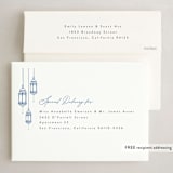 "Farolas" - Eid Cards in Bluebell by Tamara Hilje - FREE Recipient Addressing