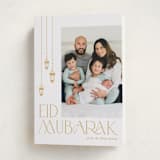 "Lantern chic" - Eid Cards in Mustard by Creo Study - Folded Card