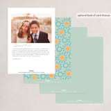 "Patterned" - Eid Cards in Neel by Creo Study - Back of Card Options