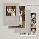 "simple ornamental shape" - Eid Cards in Milk by Sumak Studio - Back of Card Options