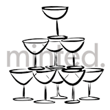 "Champagne Tower" - Design Element in Caviar by Ani Somi - Design Element