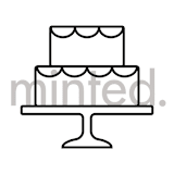 "Cake" - Design Element in Onyx by mo kelley - Design Element